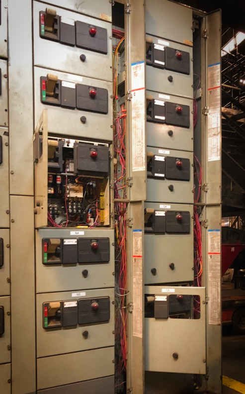 individual electrical breaker panels Photo of individual electrical breaker panels